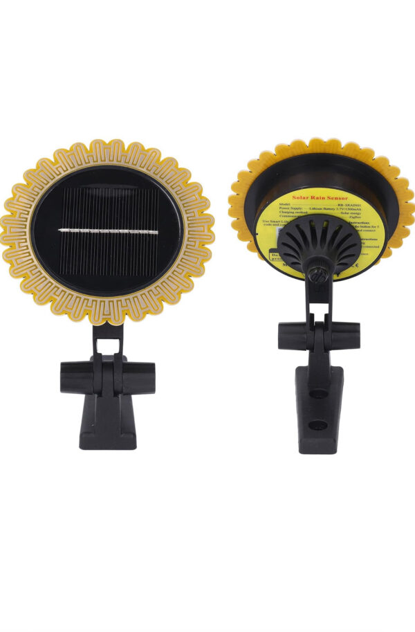 Smart solar rain sensor